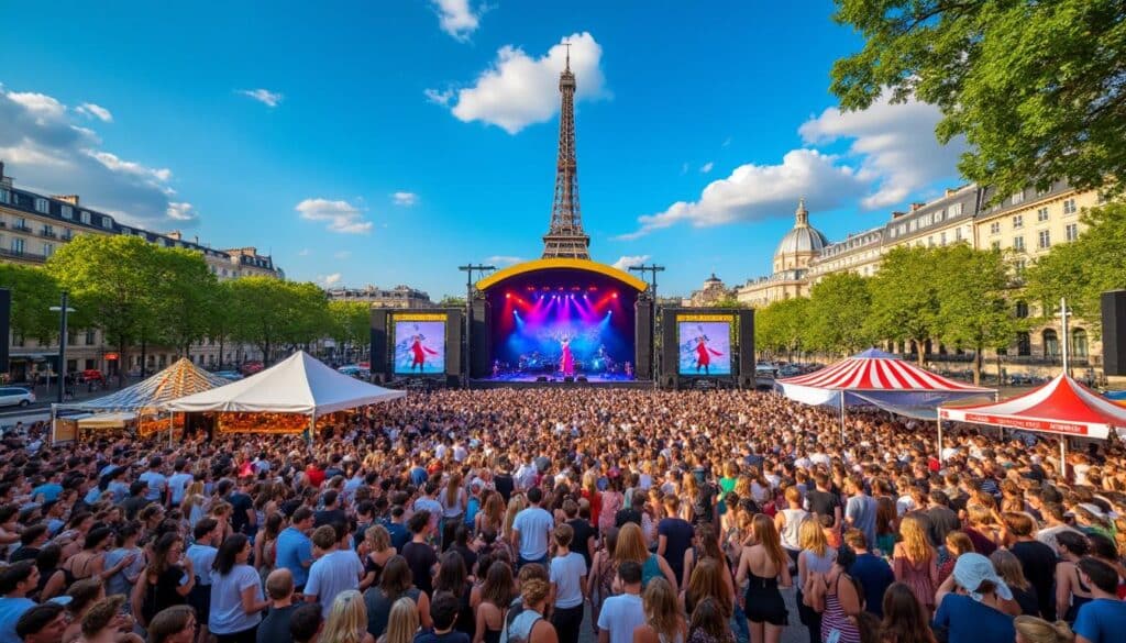 découvrez l'été à paris à travers ses grands événements ! plongez dans une atmosphère festive alliant musique envoûtante, spectacles de théâtre captivants, délices culinaires et surprises inoubliables. ne manquez pas cette saison de découvertes et de divertissements !