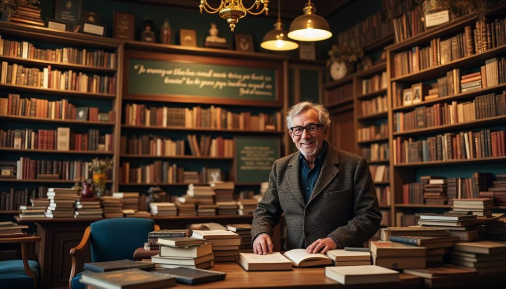 découvrez l'histoire inspirante d'un libraire indépendant à paris, entre passion pour la littérature et lutte quotidienne pour préserver son métier face aux défis actuels.