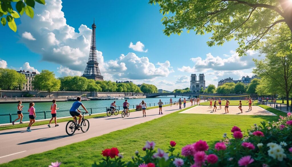 découvrez les meilleurs endroits pour faire du sport en plein air à paris : parcs, quais, jardins et espaces gratuits, nos coins favoris pour bouger et prendre l'air dans la capitale.