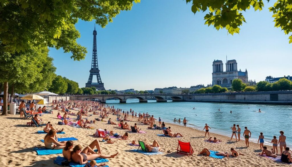 découvrez les plages éphémères de paris et profitez d'un été relaxant au bord de l'eau en pleine ville. retrouvez les meilleurs spots pour vous détendre et savourer l'ambiance estivale.