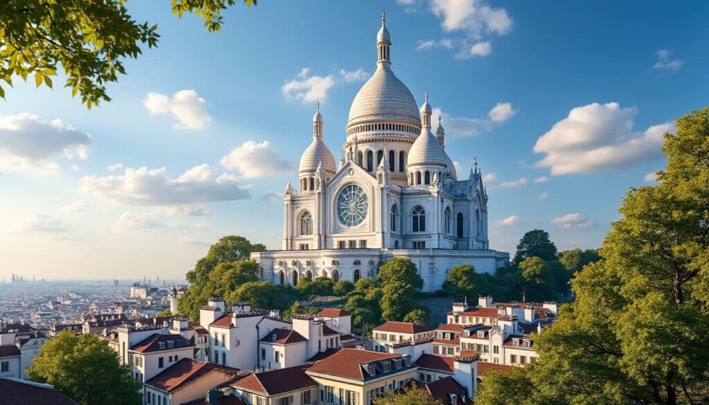 découvrez la basilique du sacré-cœur, monument emblématique qui domine la ville depuis la butte montmartre, offrant une vue imprenable et un riche patrimoine historique.