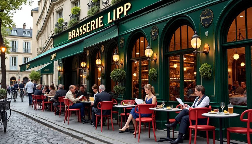 découvrez la brasserie lipp, un lieu emblématique du quartier latin qui perpétue l'esprit littéraire avec son ambiance authentique et son histoire riche.