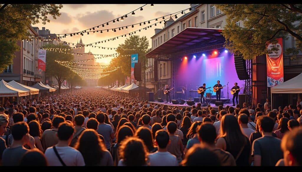 découvrez la fête de la musique, un événement vibrant qui anime les rues avec des concerts gratuits pour tous les goûts et tous les âges.