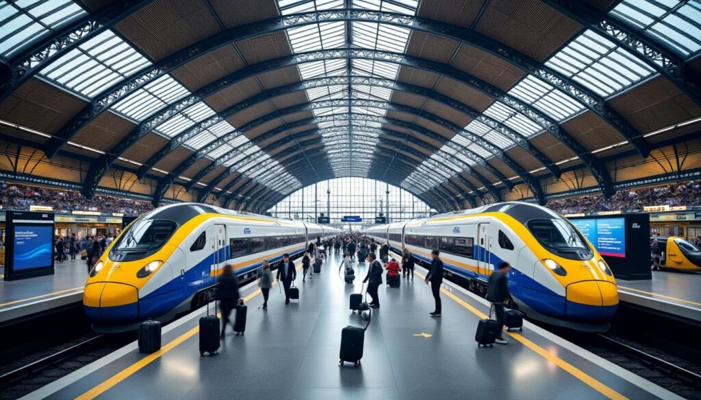 découvrez la gare du nord, principal hub ferroviaire pour l'eurostar, reliant paris aux grandes capitales européennes avec rapidité et confort.