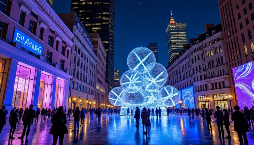 découvrez comment la nuit blanche métamorphose la ville en une immense galerie d'art contemporain, mêlant installations, performances et créations artistiques uniques tout au long de la nuit.
