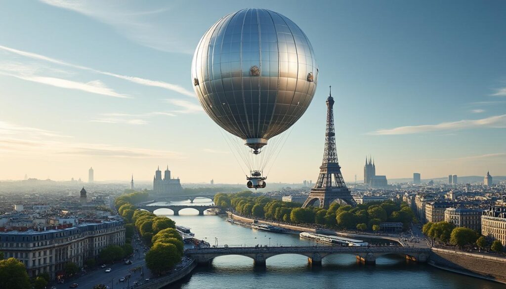 le ballon de paris surveille la qualité de l'air en temps réel, fournissant des données précises aux chercheurs pour mieux comprendre et protéger notre environnement.