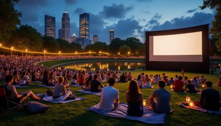 profitez chaque été du cinéma en plein air de la villette, un rendez-vous incontournable qui réunit les passionnés de cinéma sous les étoiles.