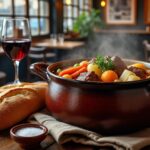 découvrez le pot-au-feu, plat traditionnel de la cuisine familiale français, savoureux et réconfortant, souvent servi dans les brasseries pour un repas authentique.