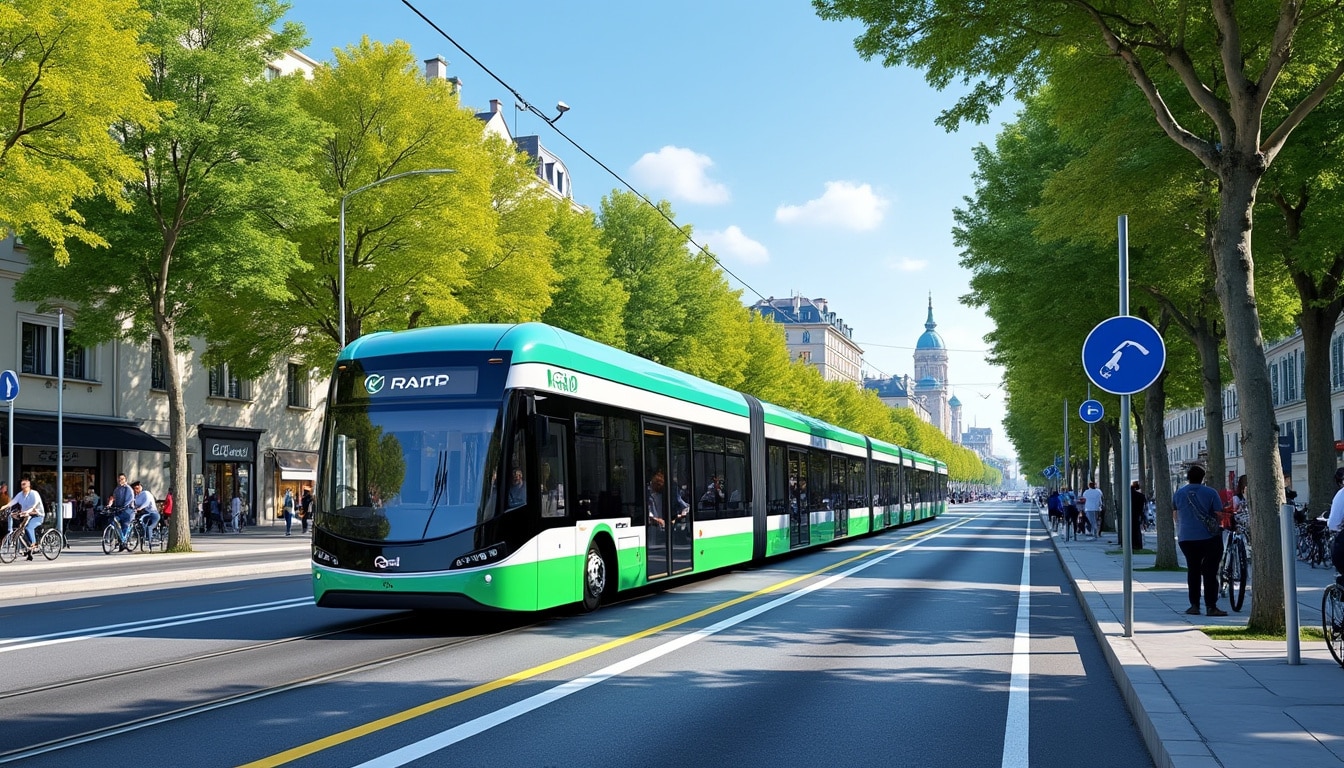 découvrez comment les bus électriques de la ratp contribuent à réduire l'empreinte carbone du transport urbain pour un air plus pur et un avenir durable.